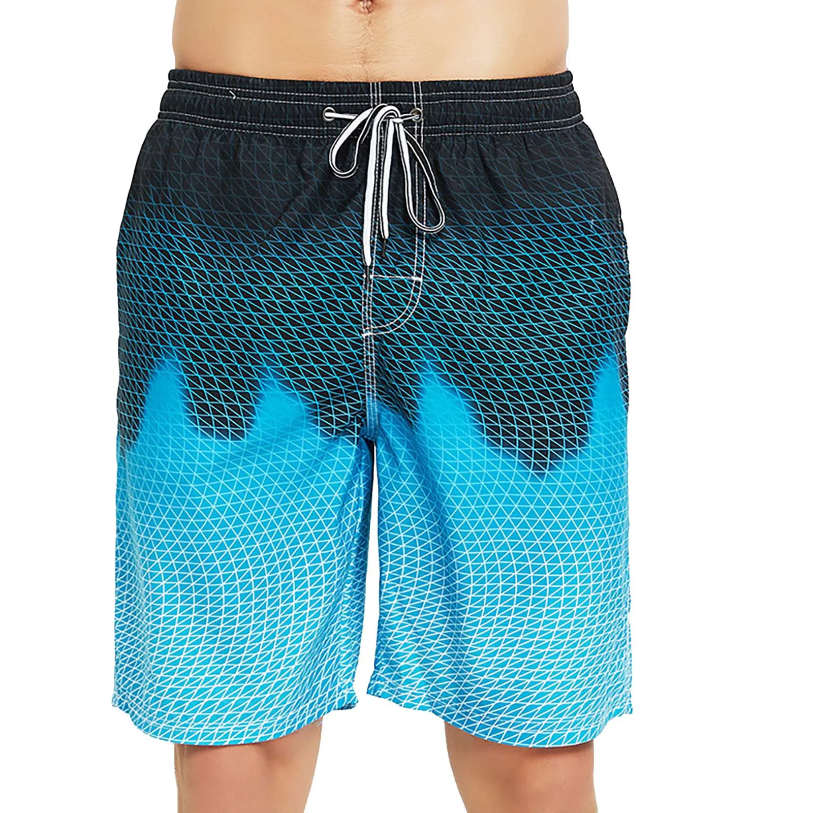 

Beachwear Breeches Knee Shorts Summer Loose Breathable Trunks Summer Oversize Fishnet Men's Shorts Outfits Pantalones Cortos