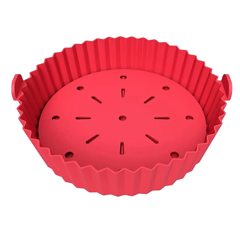 

8.5 Inch-10 Inch Air Fryer Liner Non-Stick Oil Filter Design 100% Food-Grade Kitchen Mat