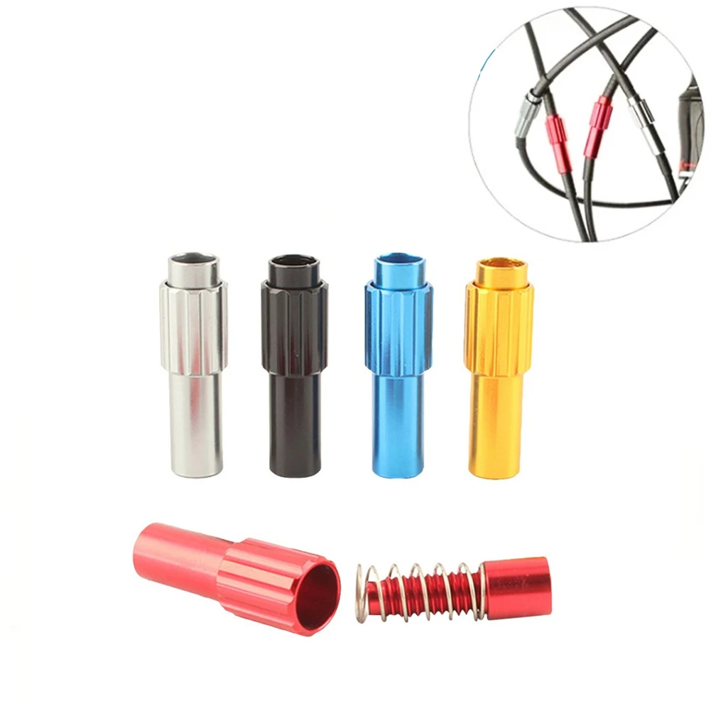 

Road/mountain Bike Gear Cable Adjuster Ferrules Inline Gear Derailleur Length Screw Barrel MTB Aluminum Alloy Cycling Accessorie