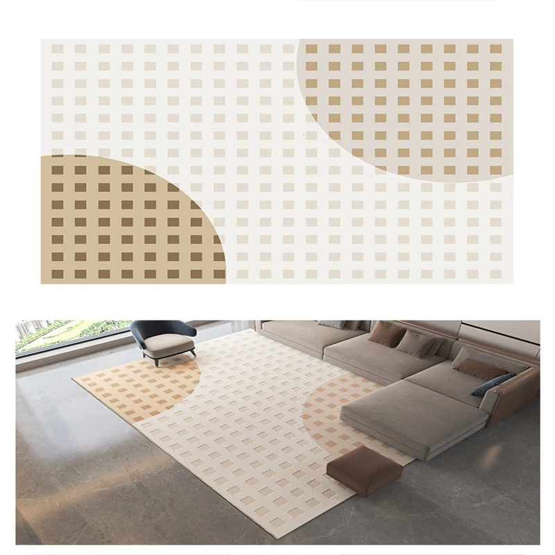 

Modern Simple Living Room Rugs Light Luxury Bedroom Decor Carpet Large Area Room Decoration Carpets Cloakroom Study Lounge Rug