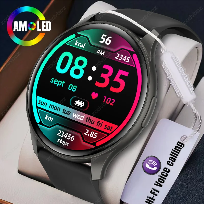 

1.43 Inch AMOLED Smart Watch Men HD Bluetooth Call Sports Fitness Tracker Blood Glucose Monitor Women Smartwatch For Android IOS