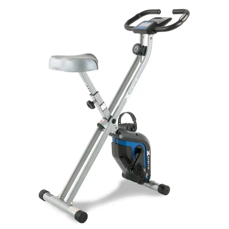 

FB160 Compact Folding Stationary Bike with Heart Rate Sensors and Large Padded Seat