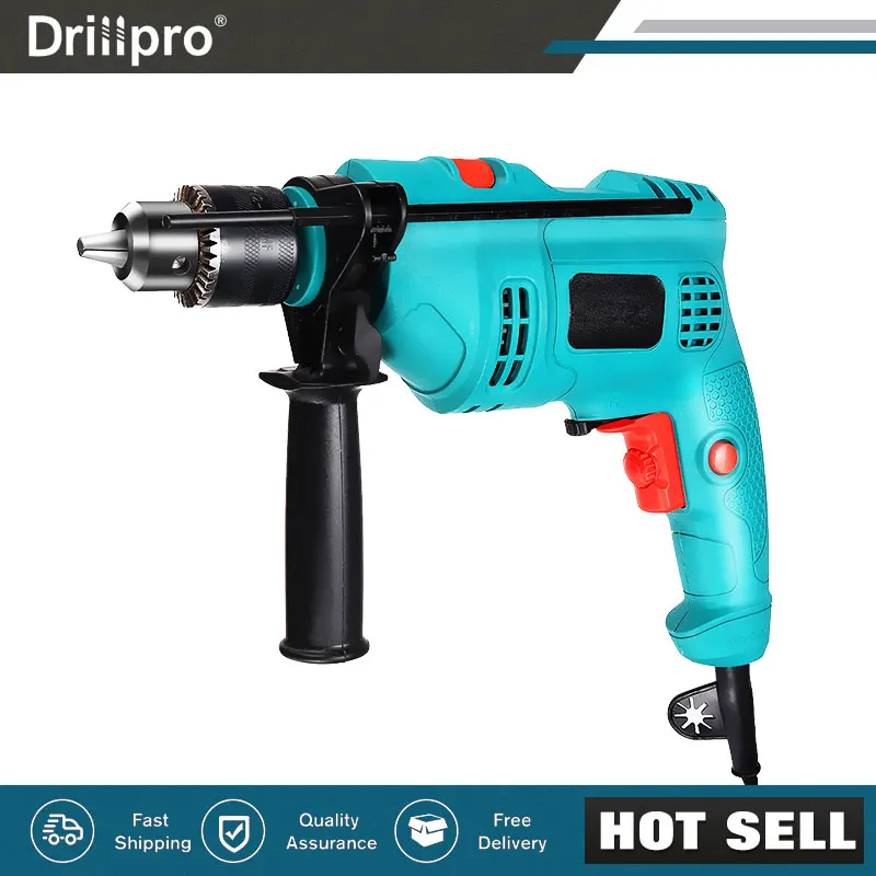 

Ручная Ударная дрель Drillpro, 3000 об./мин., 980 Вт, 220 В
