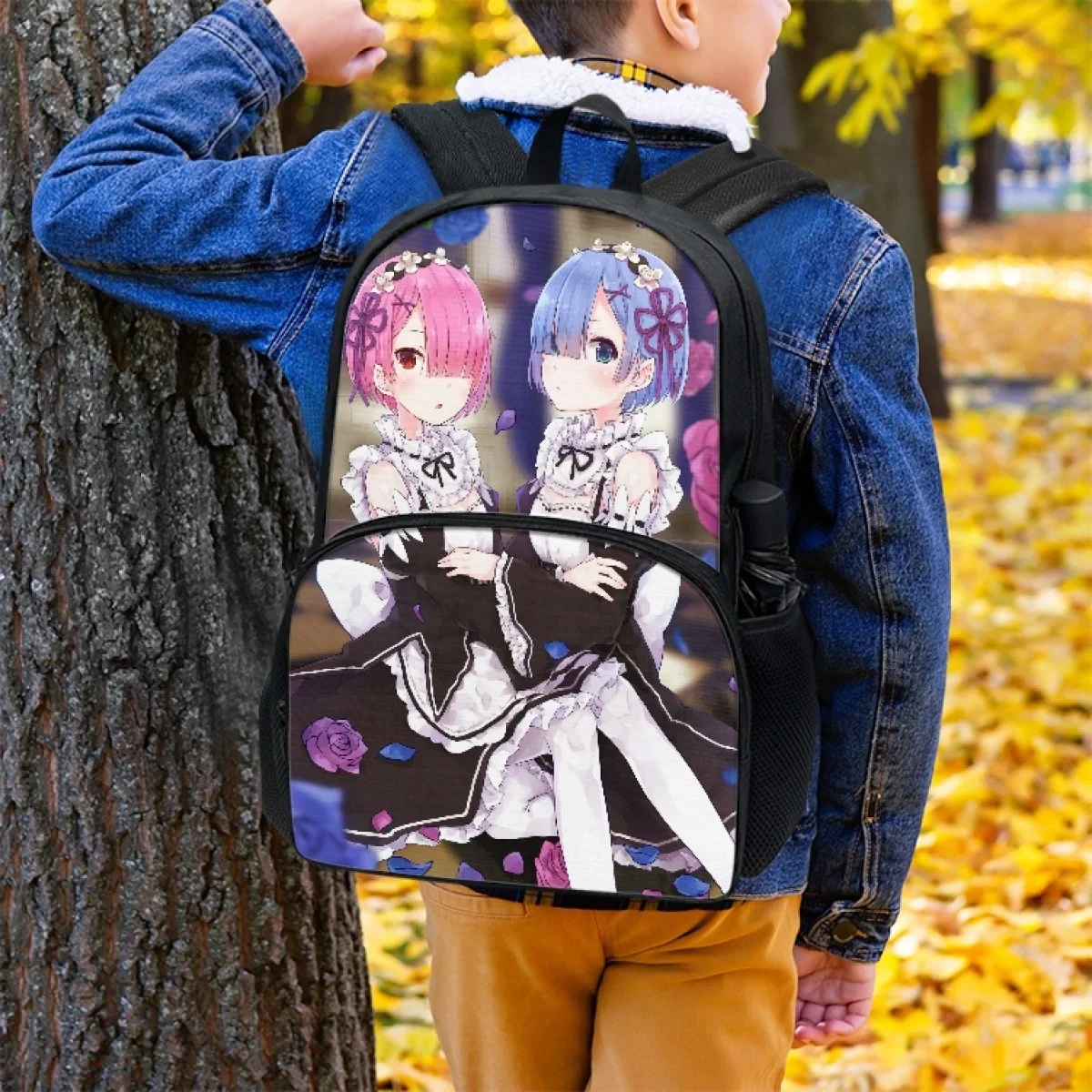 FORUDESIGNS Re Zero - Starting Life in Another World College Students Back to School Bags Boy Girl Fashion Teens Books Backpacks