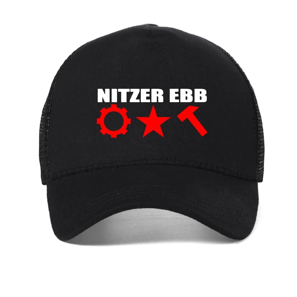 Фото Бейсболка Nitzer Ebb, пляжная сумка, кепка с логотипом лошади, мужская и женская люксовая дышащая солнцезащитная кепка, регулируемая сетчатая кепка-тракер №3