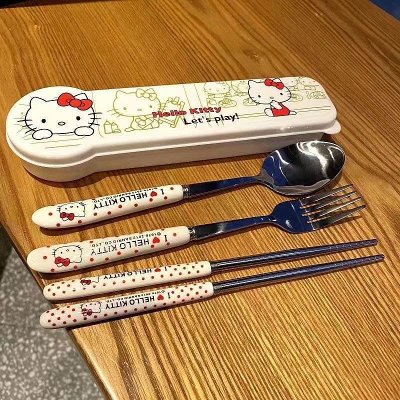 Fork Spoon Student Dinnerware Sets Kitchen Tableware