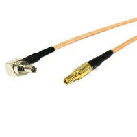 new modem extension cable crc9 right angle to crc9 male plug rg316 coaxial cable pigtail 15cm 6inch
