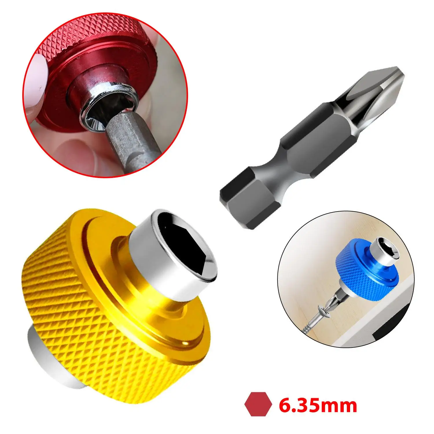 Фото Набор коротких отверточных бит с шестигранным хвостовиком и трещоткой, с держателем, крестообразные и Torx биты, быстросменные насадки для ремонта дома №4