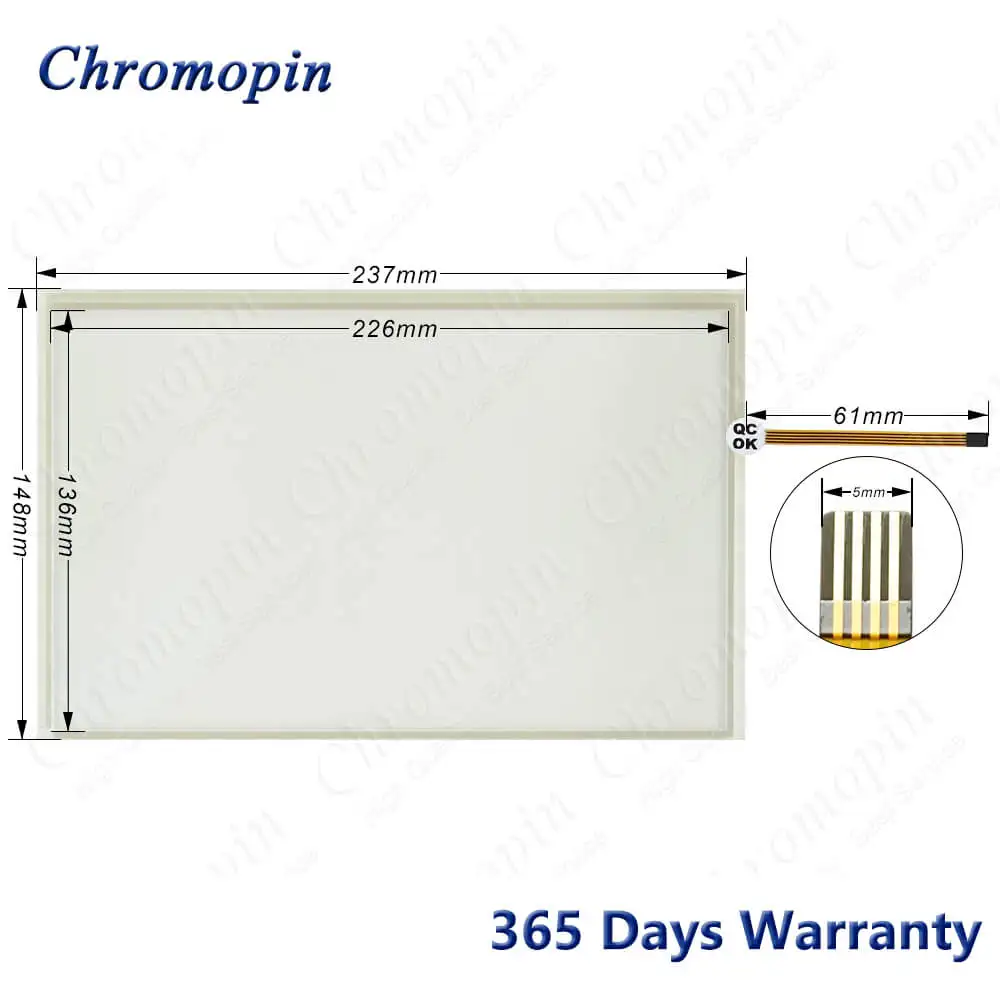 Фото NB10W-TW01B NB10W TW01B Touch Screen Panel Glass Digitizer for OMROM NB10W-TW01B NB10W.TW01B Touchscreen and Front Overlay №3