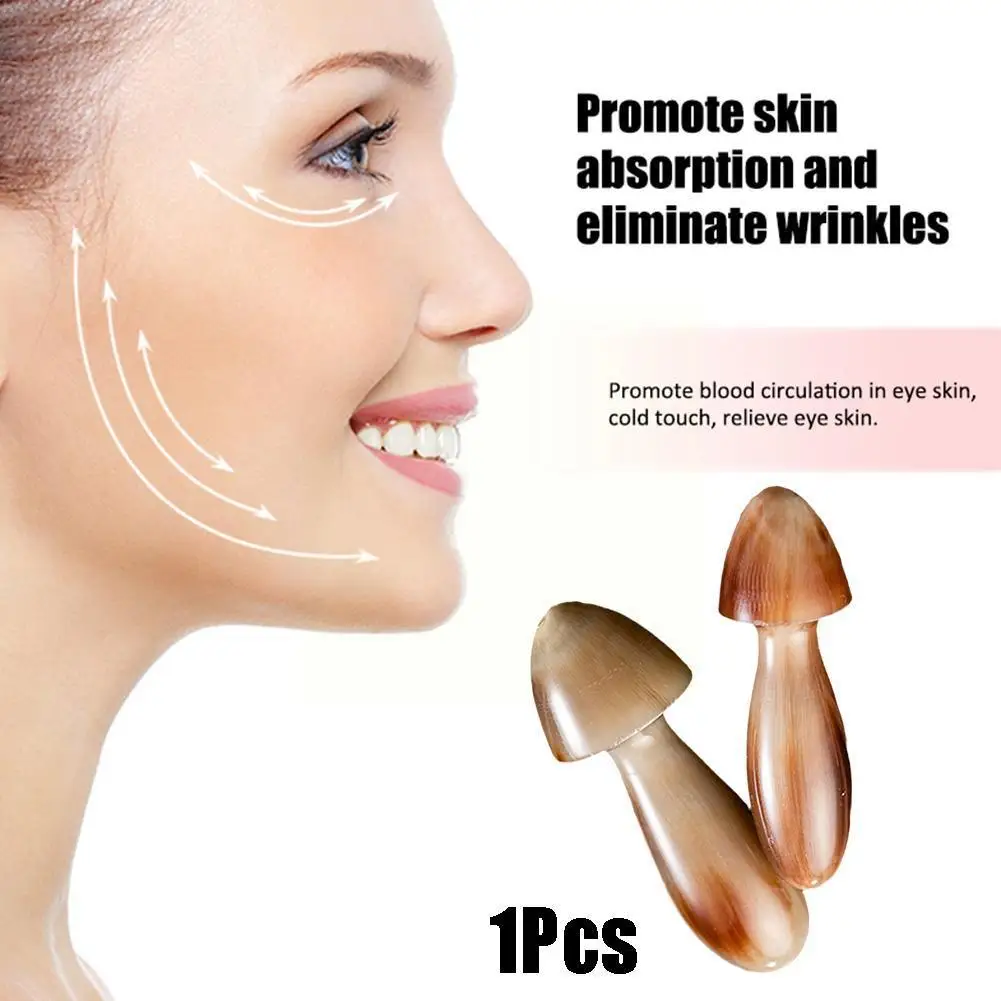 

1pc Massage Stick Mushroom Shape Face Point Massager Beauty Acupoint Random Color Pen Relief Relax Therapy Meridians Tool S S1Q6