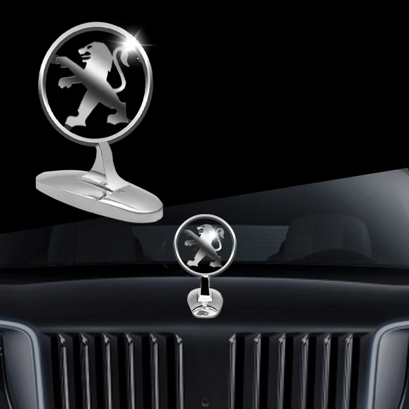 

3D металлический автомобильный передний капот с логотипом значок наклейка для Peugeot 206 308 307 207 208 3008 407 508 RCZ автомобильные товары