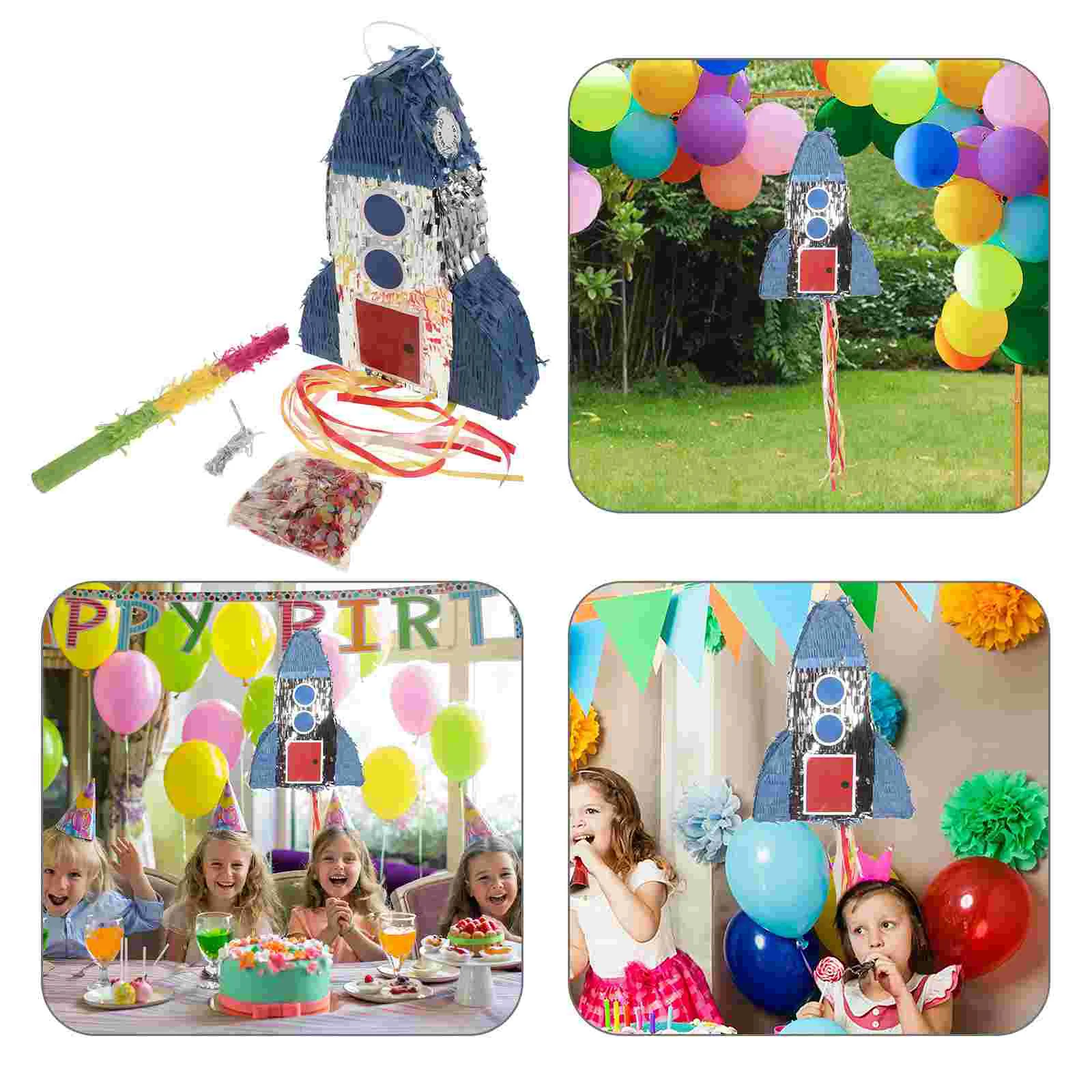 Пиньята космонавт вечерние украшения игры на день рождения для детей геймер