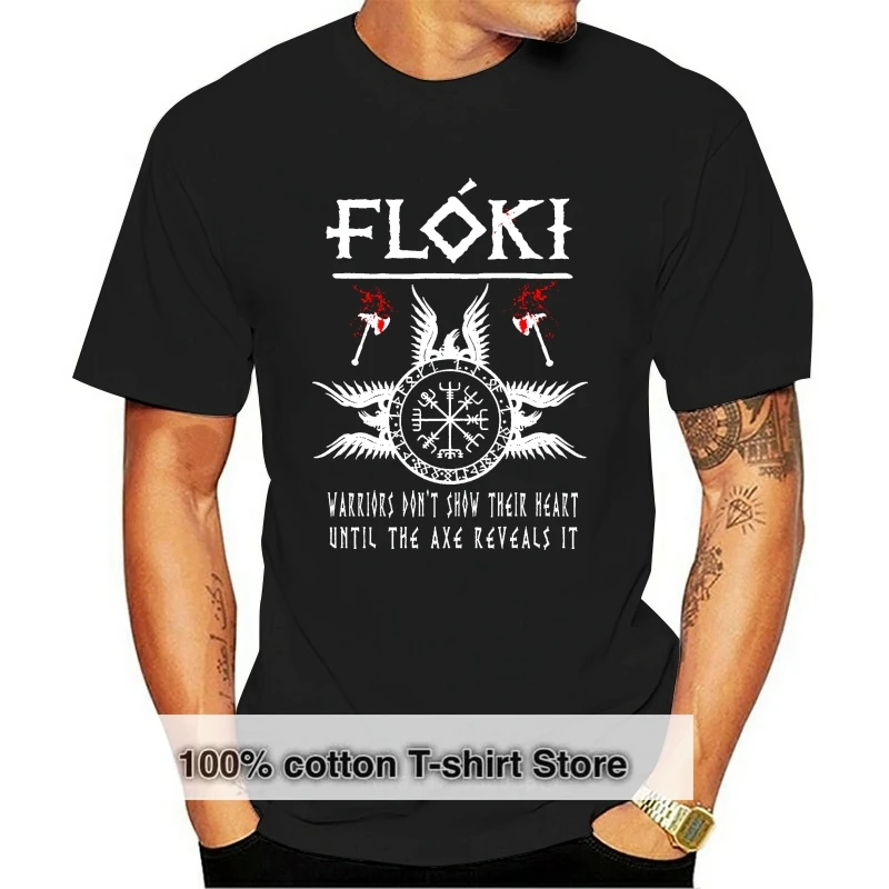 

2019 модная одежда викингов, футболка с надписью «Floki», футболки Ragnar Lothbrok Valhalla