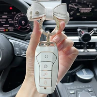 new tpu car key case for byd tang dm 2018 car styling car holder car accessories car key chain
