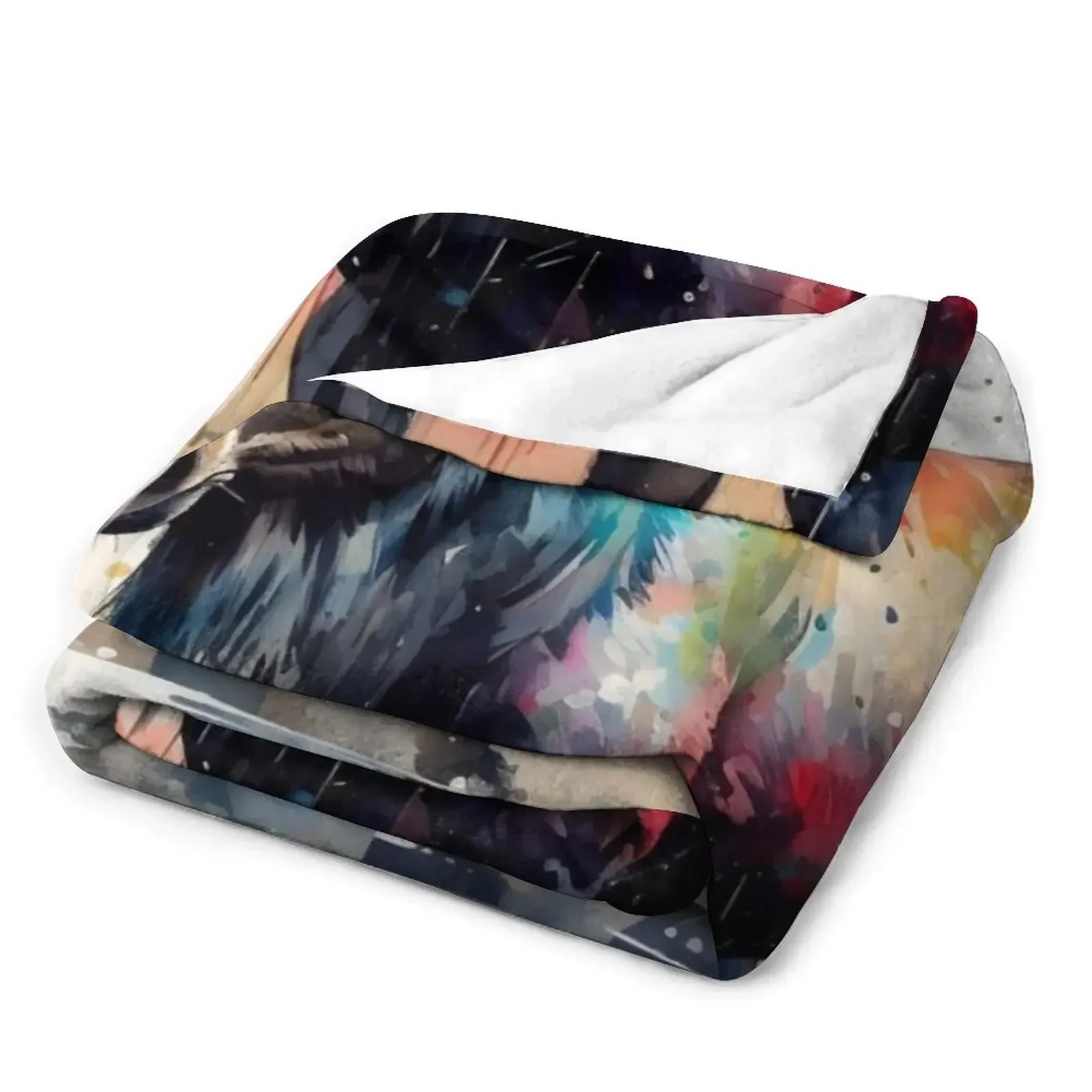 Одеяло с акварельным лосем Serenity роскошные брендовые красивые одеяла для кровати