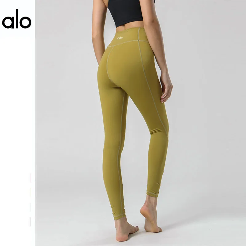 

Alo Yoga Women's Pants High Waist Nudes Sports Butt Lifting Leggings Workout Tights Fitness Running Sweatpants Gym Sportswear