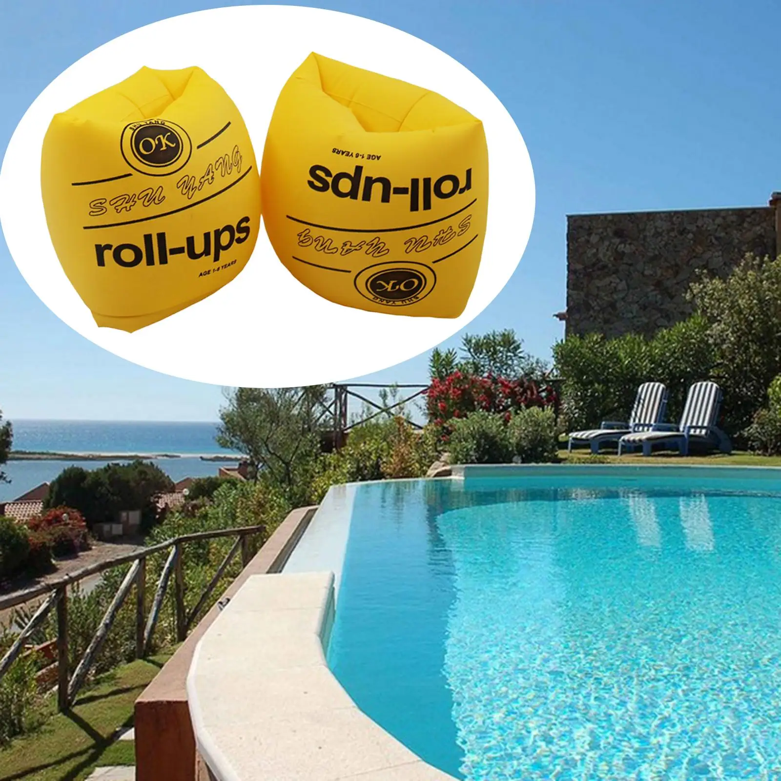 Надувные кольца для плавания из ПВХ трубчатые нарукавники детей и взрослых