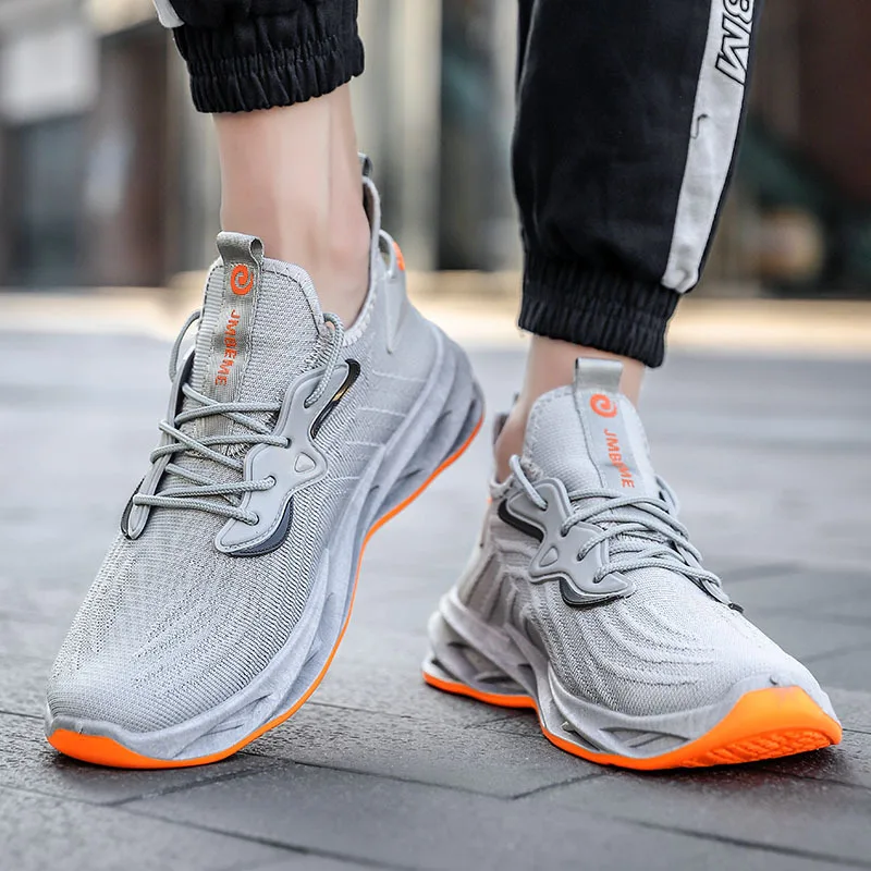 

Men's knitted sneakers, casual sneakers, comfortable and breathable shoes, fashionable, comfortable and lightweight 2021