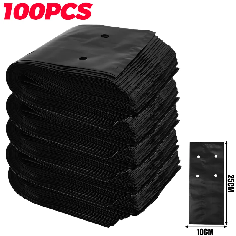 

Кармашки для рассады черные пластиковые 10/100 шт