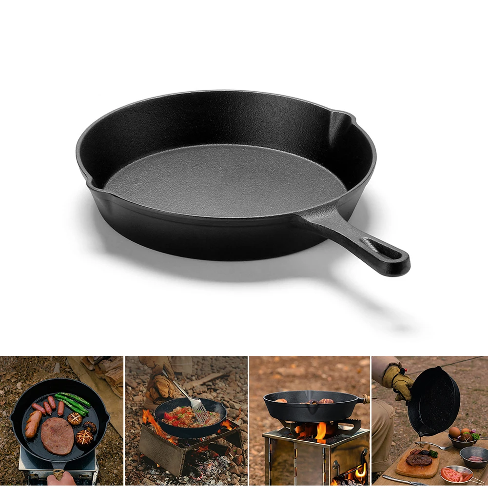 

Приготовление жареного стейка, антипригарная газовая плита, сковорода для жарки, небольшая походная сковорода для кемпинга, антиожоги, кух...