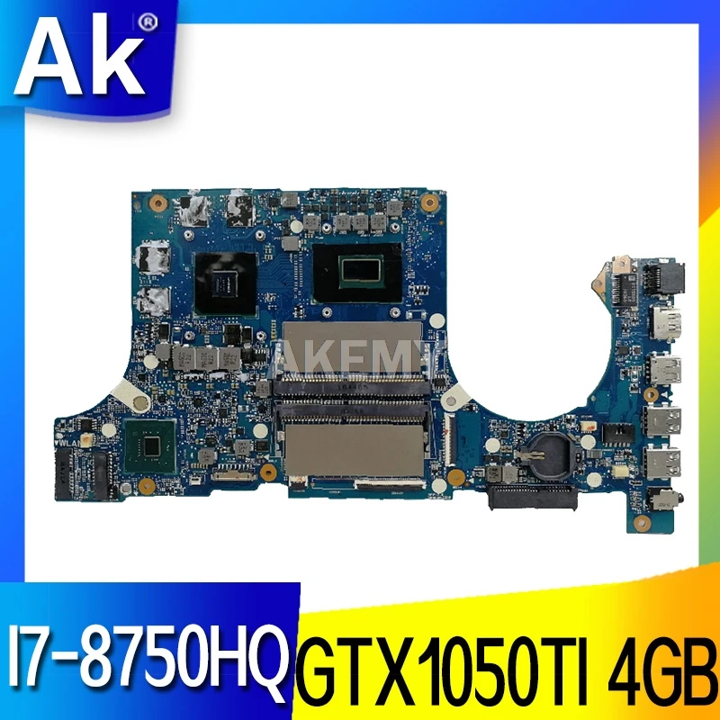 

Материнская плата Akemy FX705GE для Asus TUF Gaming FX705G FX705GE FX705GD, материнская плата 17,3 дюйма, материнская плата I7-8750H GTX1050TI /V4GB