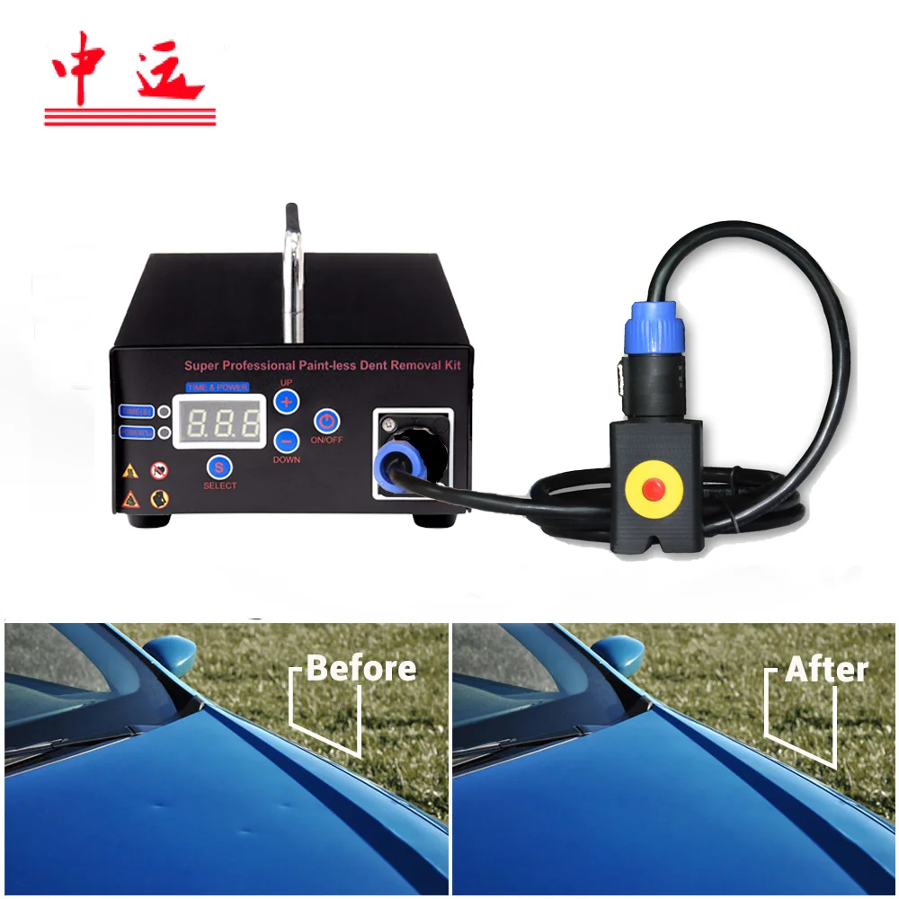 Купи 110V 220V Super Vehicle Tools Paint less Dent Removal Tools Car Repair Magnetic Dent Removal Tool за 73,320 рублей в магазине AliExpress