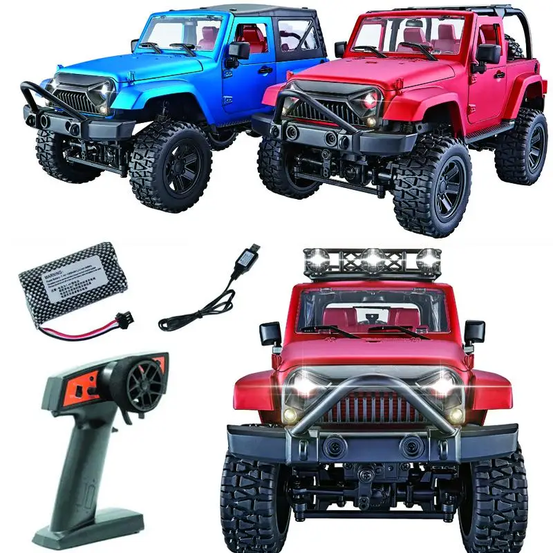 

Rbrc 1:14 Wrangler RC Car Model Toy Simulate 2.4g 260 Motor Four-wheel Drive Vehicle Chidlren Birthday Christmas Gifts