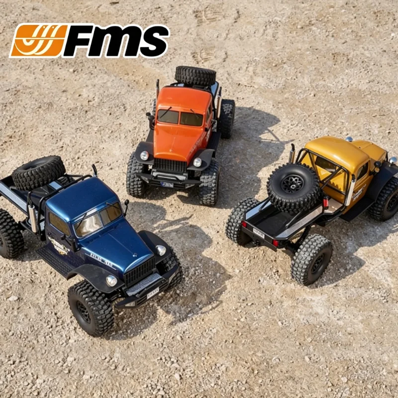 Фото FMS 1/10 ATLAS Bullfighter RC-автомобиль Daqi 4WD, электрическая модель с дистанционным управлением, имитирующая внедорожные машины, украшения, подарки. №2