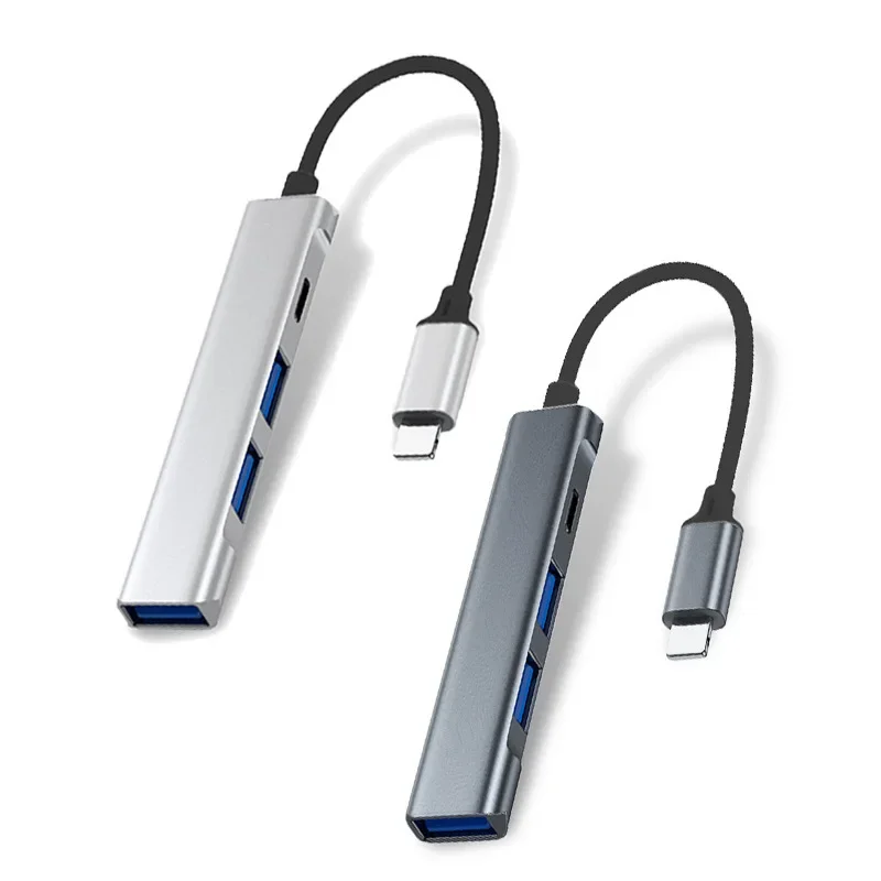 Док-станция расширения Type-C для Apple iPhone iPad Lightning USB внешний кабель питания