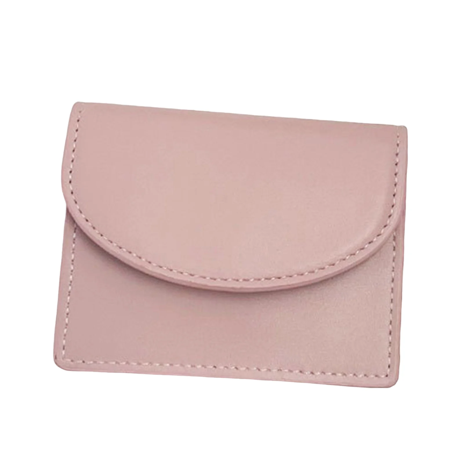 

PU Wallet Student Purse Multi-purpose Compact Card Holder Organizer for Money Business Cards Coins