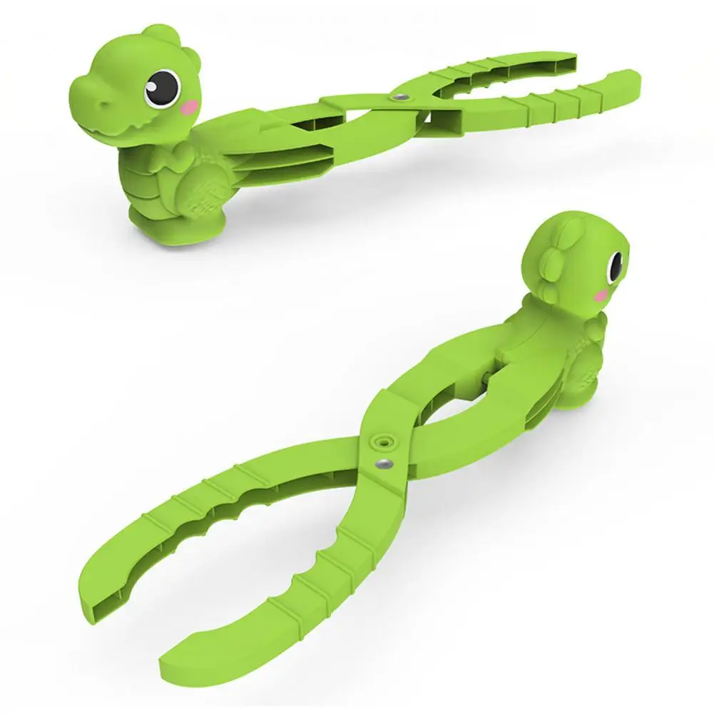 

Snow Toy Practical Anti-Deformed Smooth Dinosaur Design Snowball Maker Outdoor Snowball Maker Snowball Clamp