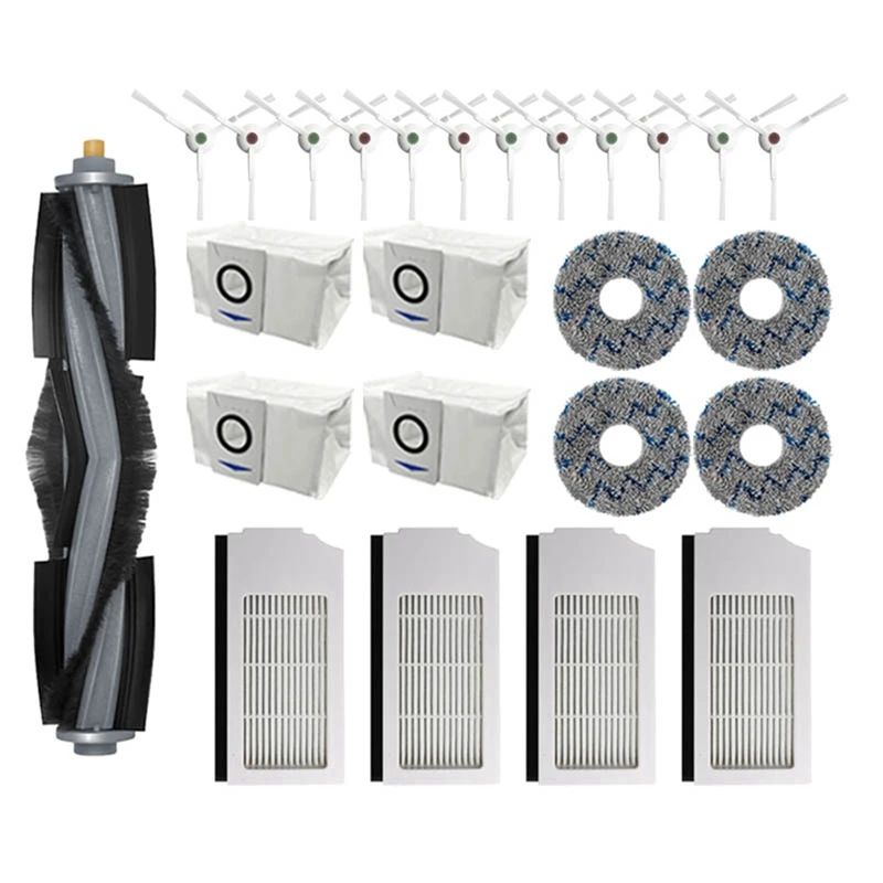 

Vacuum Cleaner Roller Brush Dust Bag Hepa Filter Main Side Brush Mop Pad For Ecovacs Deebot T10 Turbo / OMNI Robot Accessories