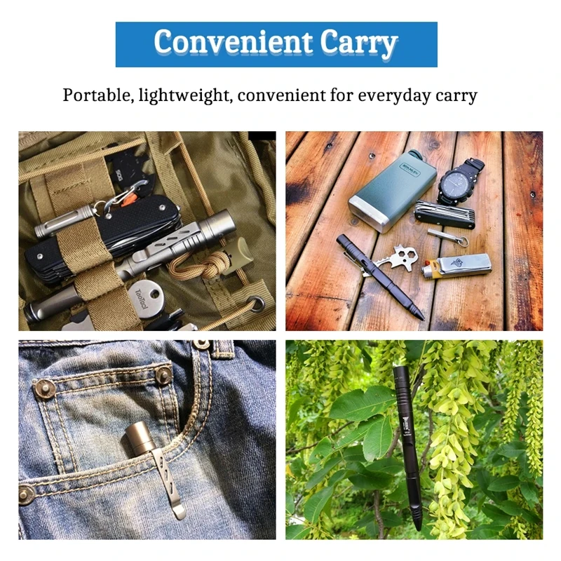 WUBEN TP10-G Многофункциональный перезаряжаемый фонарик Тактическая ручка 130 люмен