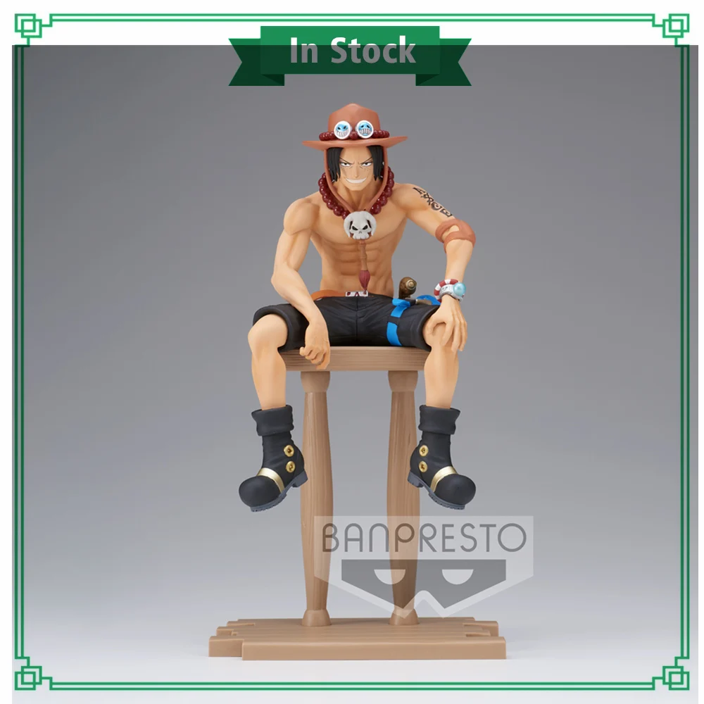 

Bandai Original One Piece GRANDLINE JOURNEY Ace PVC Action Figures 150mm Anime One Piece Figurine Model Toy