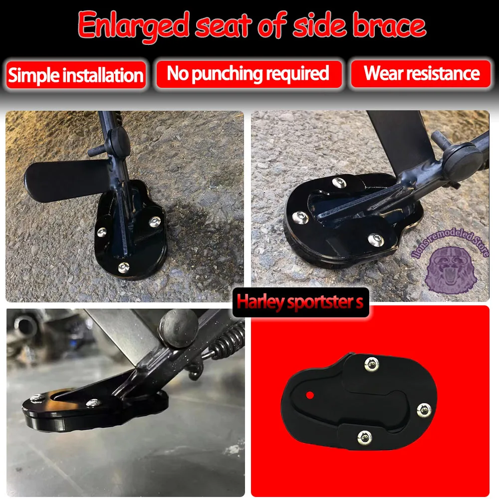 

NEW Motorcycle Accessories For Harley Sportster S Harley ss 1250 Enlarged seat of side brace 2021 2022