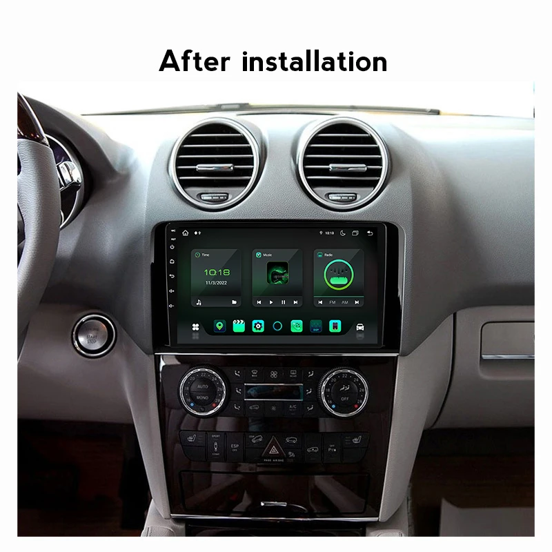 Беспроводная Автомагнитола Carplay для Mercedes Benz CLASS ML W164 X164 ML350 ML300 GL500 ML320 ML280 GL350 |