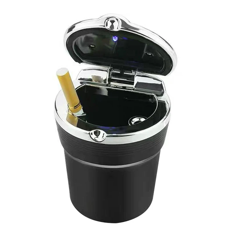 

Automotive Ashtray Automotive Imitation Metal Ashtray with Cup Holder LED Lamp