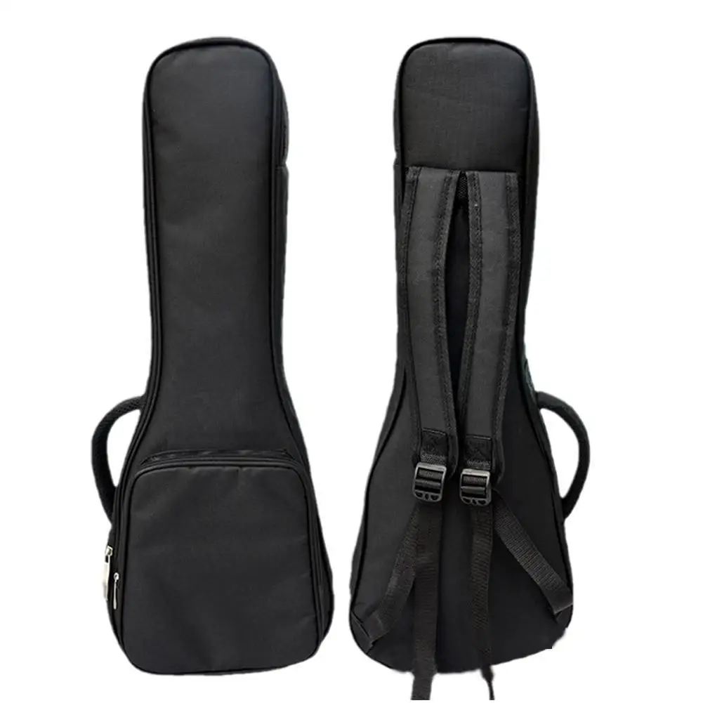 

Ukulele Bag Black Portable Soft Bag Thickened And Cotton 26/27 Inch Piano Bag Guitar Accessories