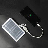 usb solar charger panel 5v 2w 400ma portable solar panel output usb outdoor portable solar system for cell mobile phone chargers