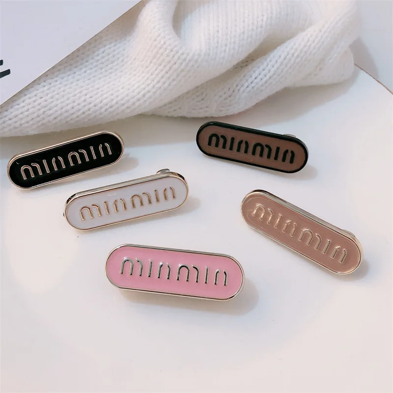 Корейский резиновый овальный пружинный зажим с надписью женский простой и милый