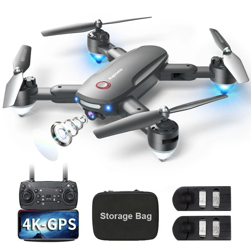 

Квадрокоптер 4k с GPS-позиционированием и двойной камерой
