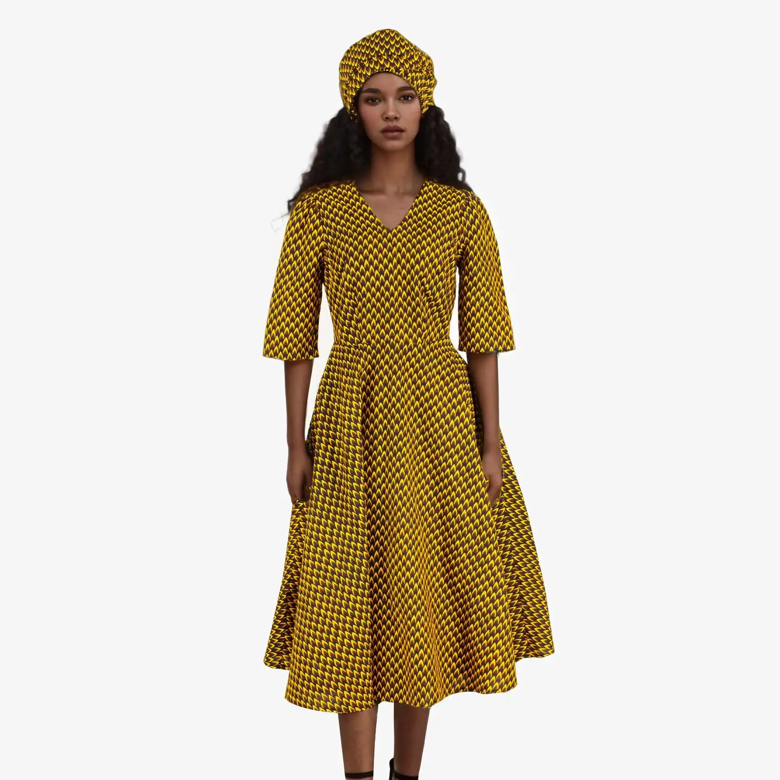 Церковные платья для женщин 2024 традиционное вечернее платье макси с v-образным