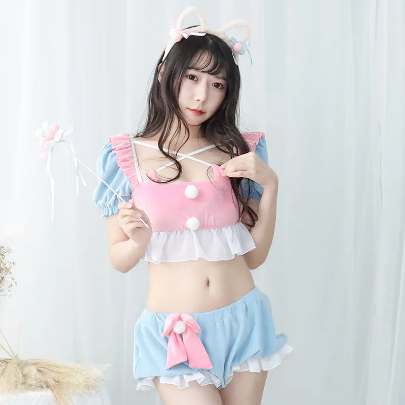 

Sexy Erotic Lingerie Female Soft Cute Maid Nightdress Cute Lingerie Extreme Temptation Cosplay Passion Comfortable Suit Ladies