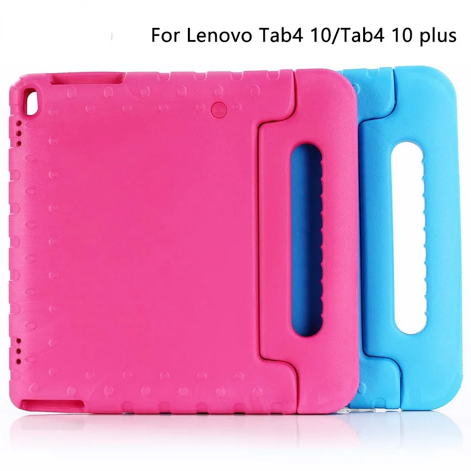 

For Lenovo Tab4 10 TB-X304F Case Kids Shockproof EVA Full Body Handle Cover For Lenovo Tab 4 10 PLUS TB-X704F X704N 10.1' Fundas