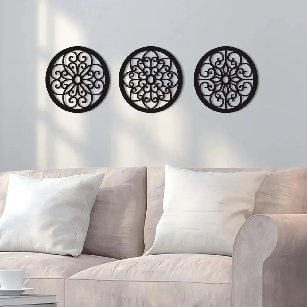 Металлический Настенный Декор В Деревенском Стиле 3 Шт. Современный Подвесной