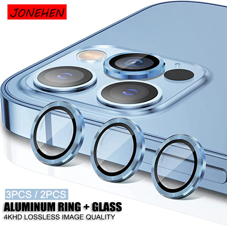 

Блестящие алмазные защитные линзы для камеры для iPhone 13 12 11 Pro Max, алюминиевое кольцо, стеклянная пленка для iPhone 12 13 Mini, Защитная линза