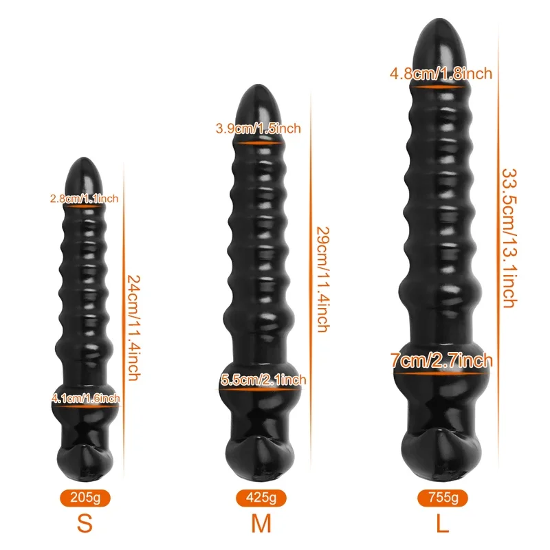 Большая Анальная Пробка Секс-Игрушки Длинный Анальный Фаллоимитатор Для Женщин
