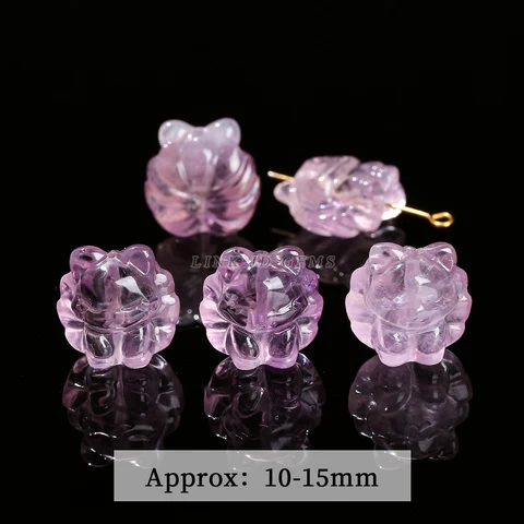 Натуральный аметист резная лиса бусина Buy Bao Ji