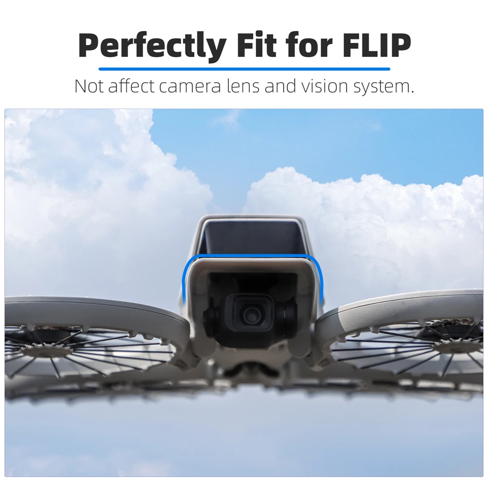 Фото Крышка объектива Sunnylife для DJI FLIP Drone Gimbal, бленда для объектива, защита от царапин, солнцезащитный козырек, защитная крышка для объектива DJI Flip Case №3