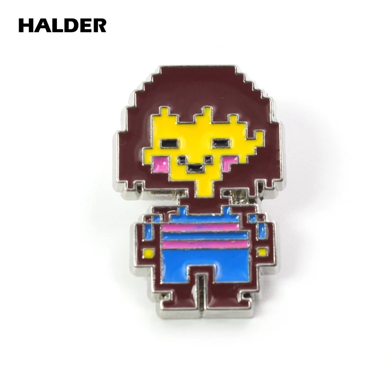 ХАЛДЕР Игра Undertale Эмалевая булавка для рюкзака, брошь на джинсовой петле, значок модной бижутерии в подарок для женщин и мужчин поклонников.